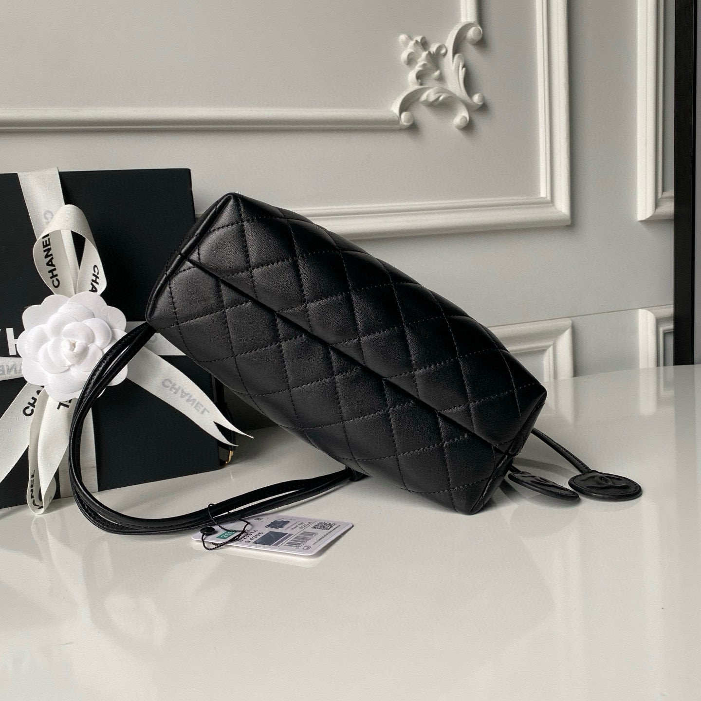Clutch With Leather Strap