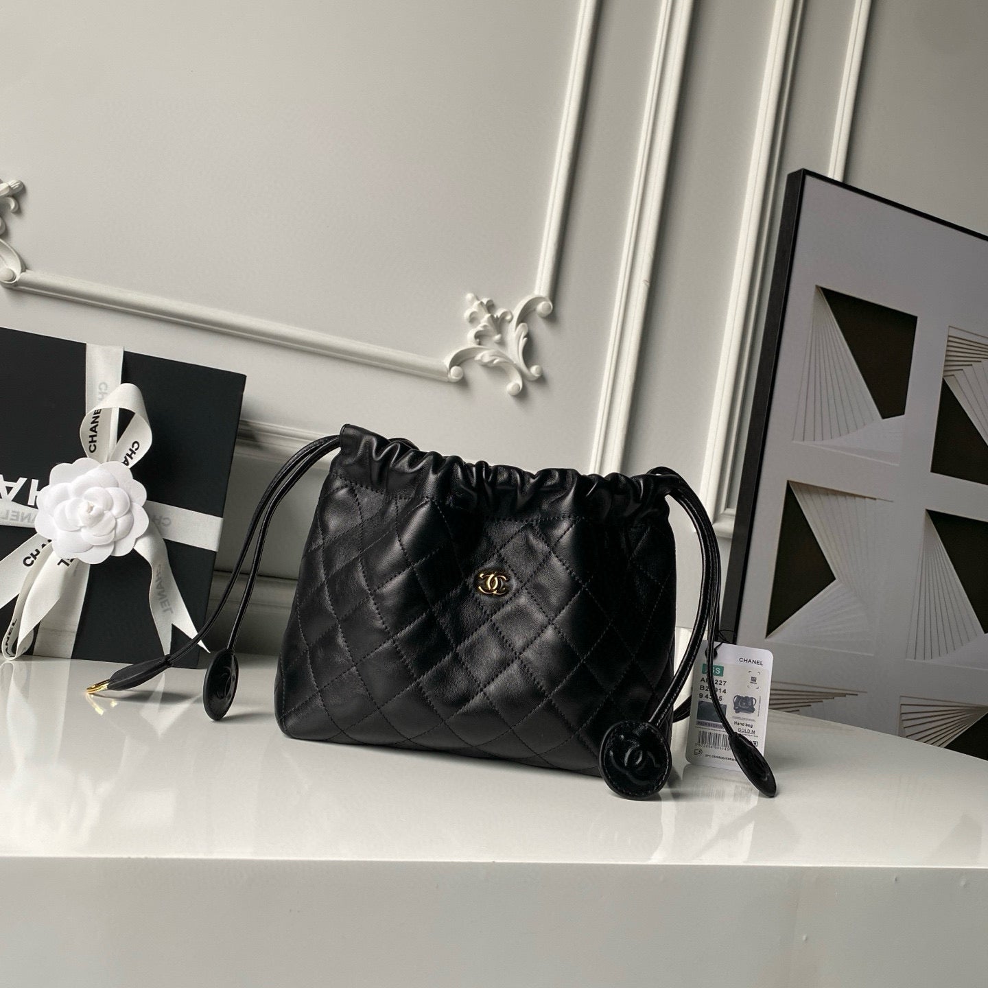 Clutch With Leather Strap