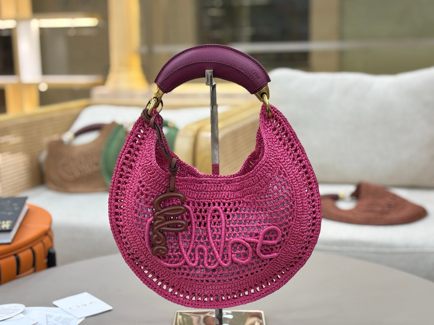 Chloe Summer Banana Hobo Bag