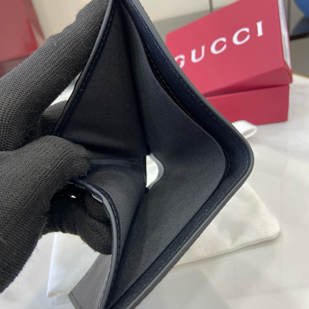 Gucci Gg Emblem Bi-Fold Wallet