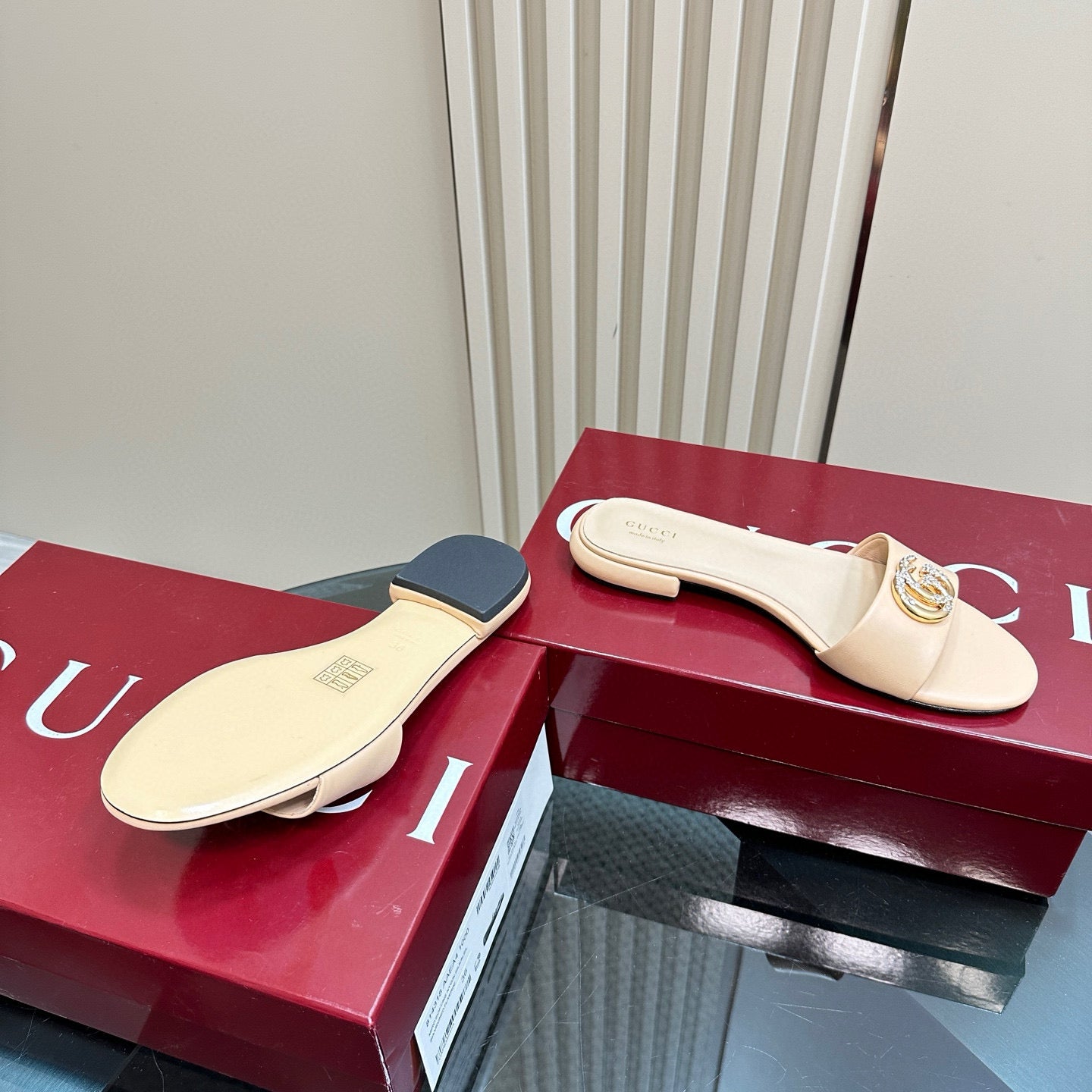 Gucci Gg Pearl Slipper