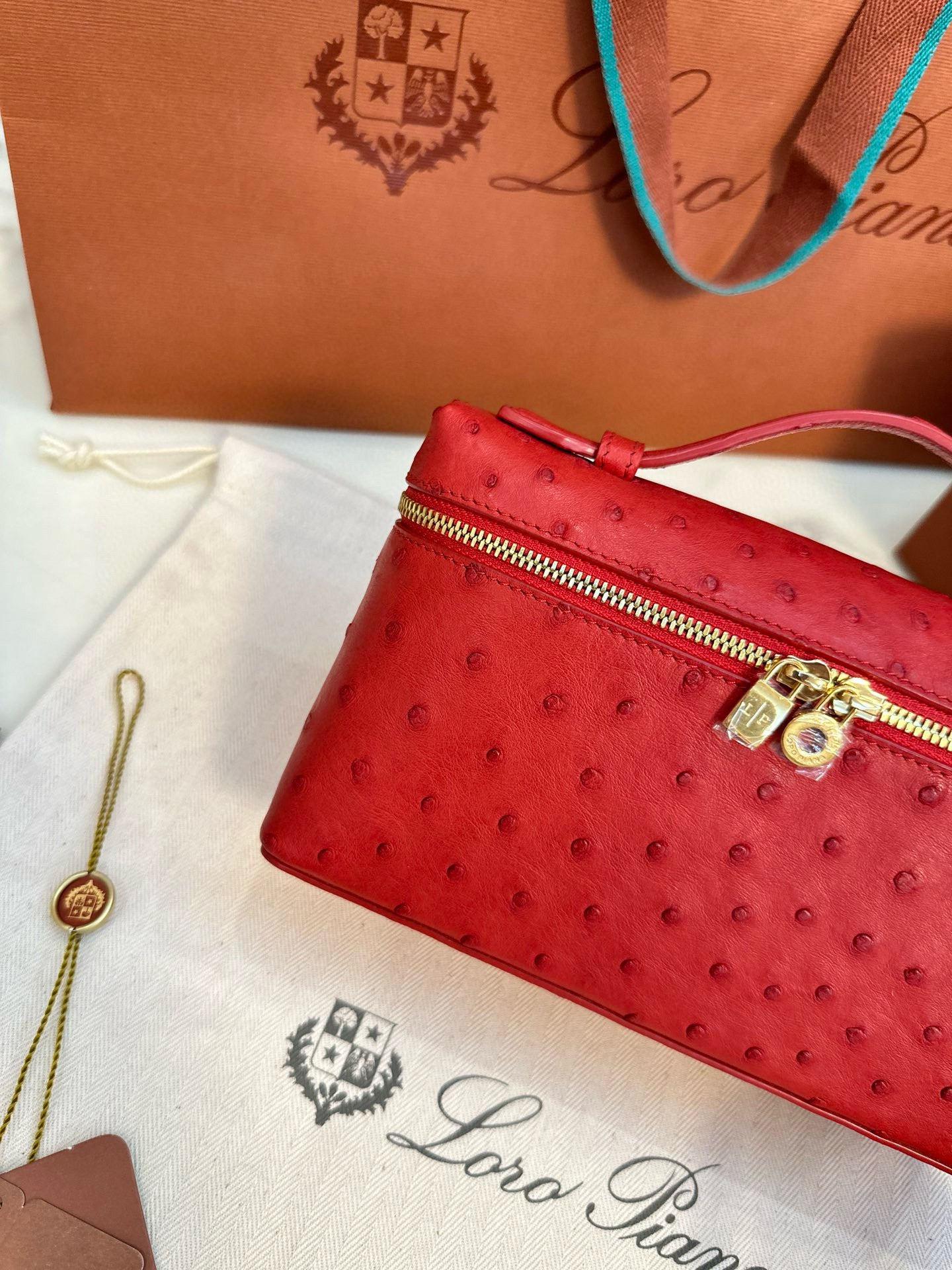 Loro Piana Extra Pocket L19 Ostrich