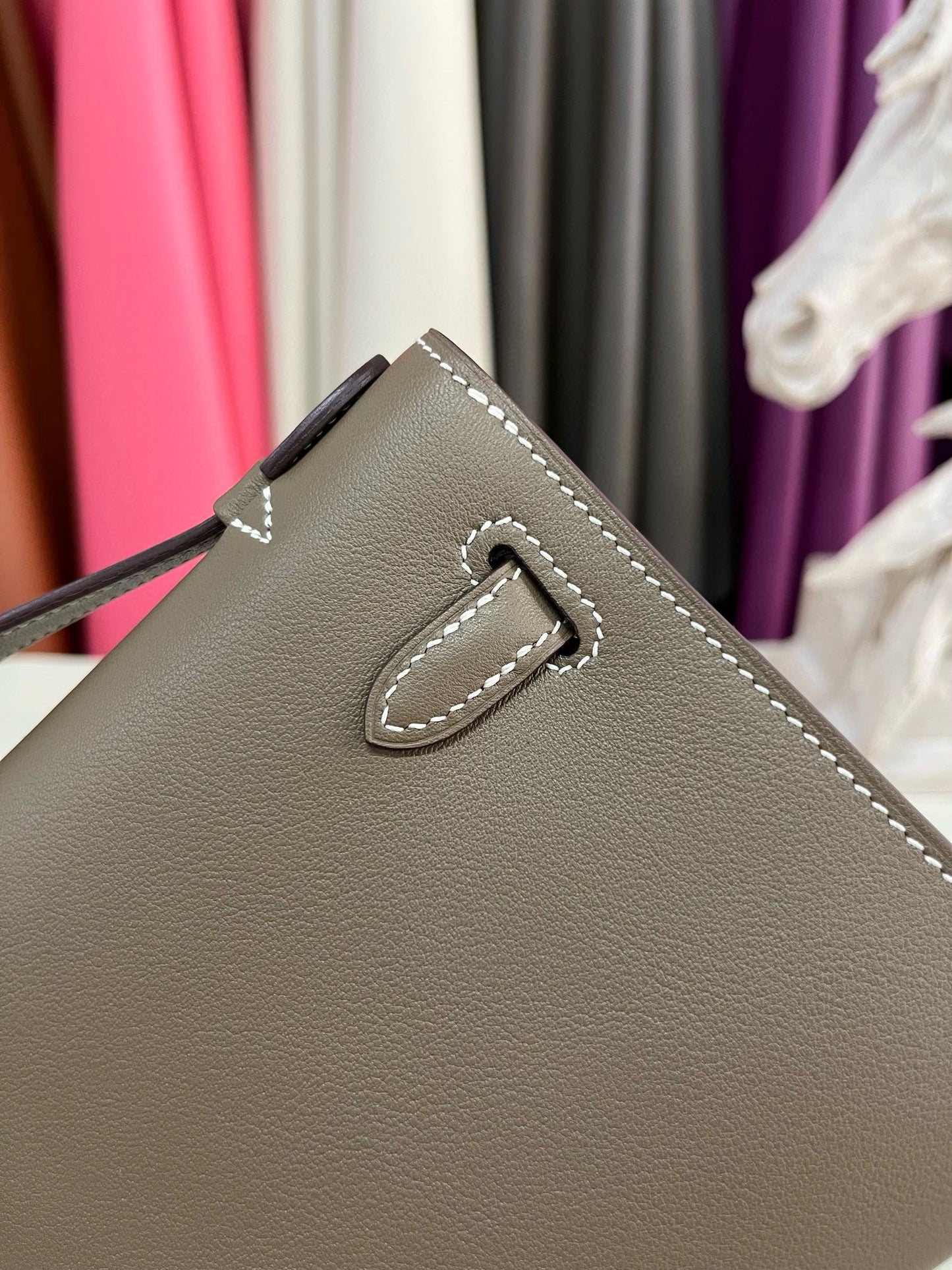 Hermes Kelly Pochette Swift