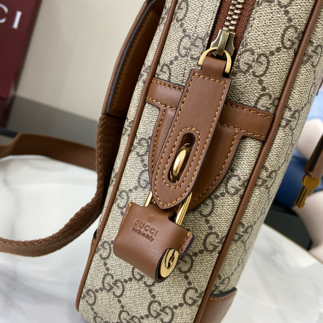 Gucci Gg Emblem Medium Briefcase