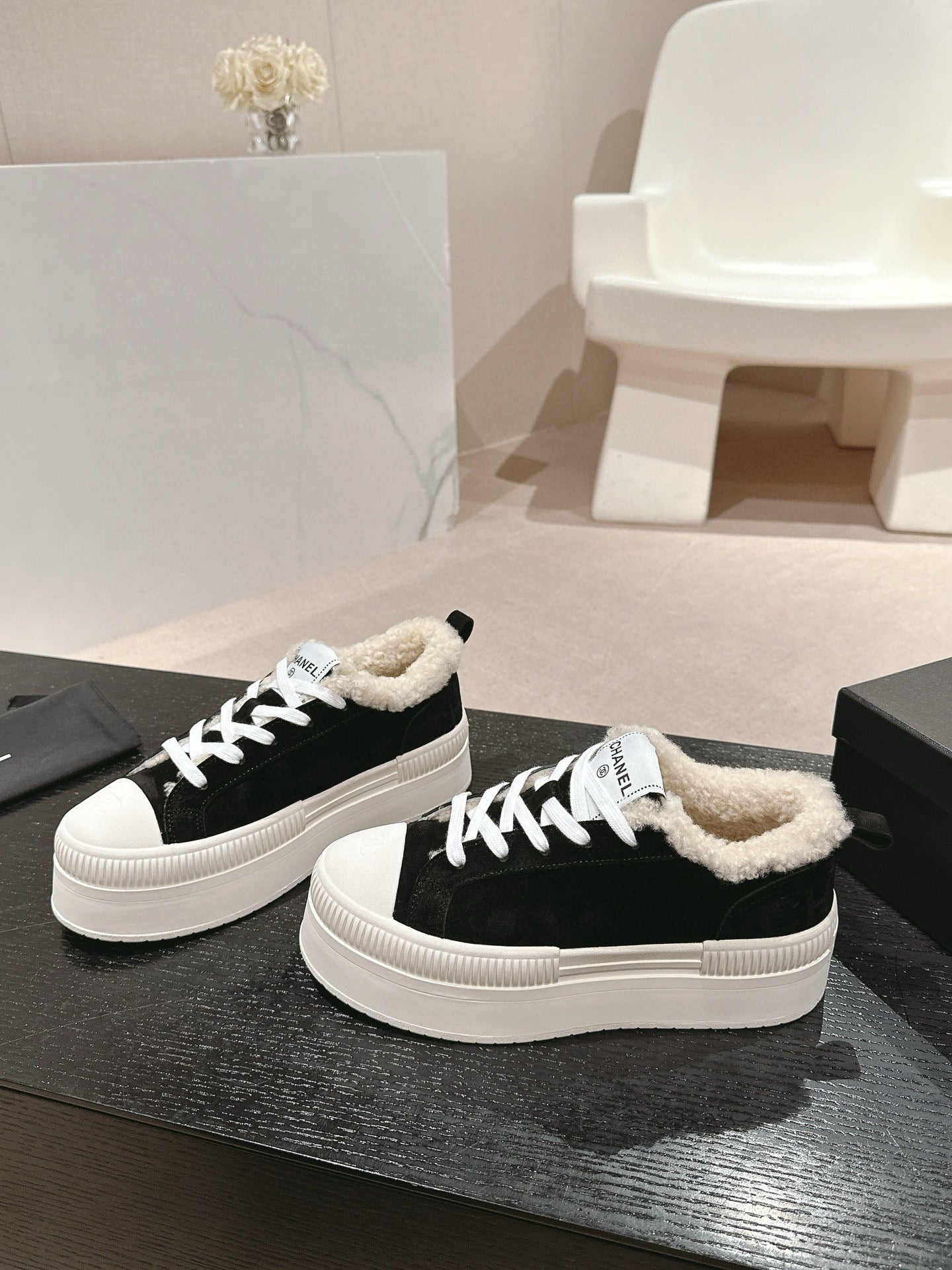 Chanel Sneaker Fur