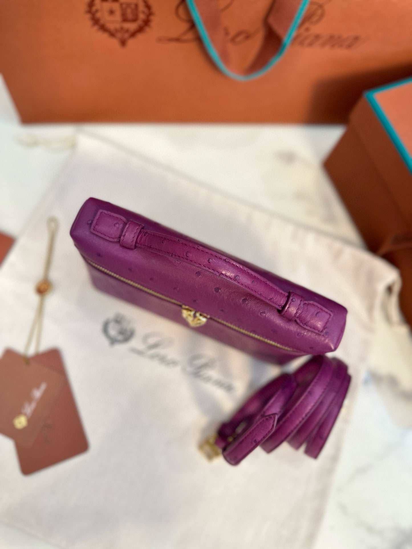 Loro Piana Extra Pocket L19 Ostrich