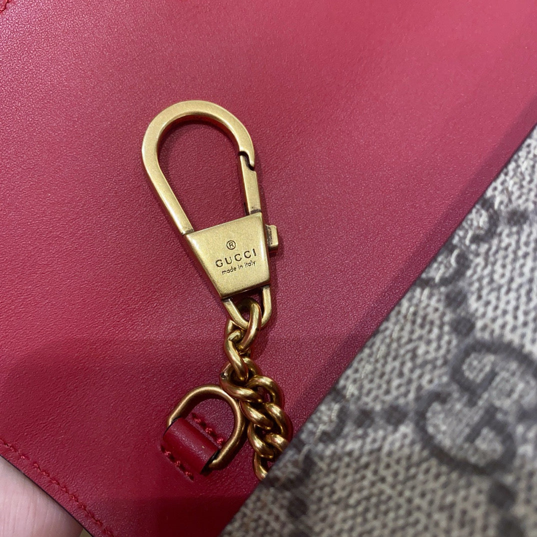 Gg Supreme Monogram Cherry