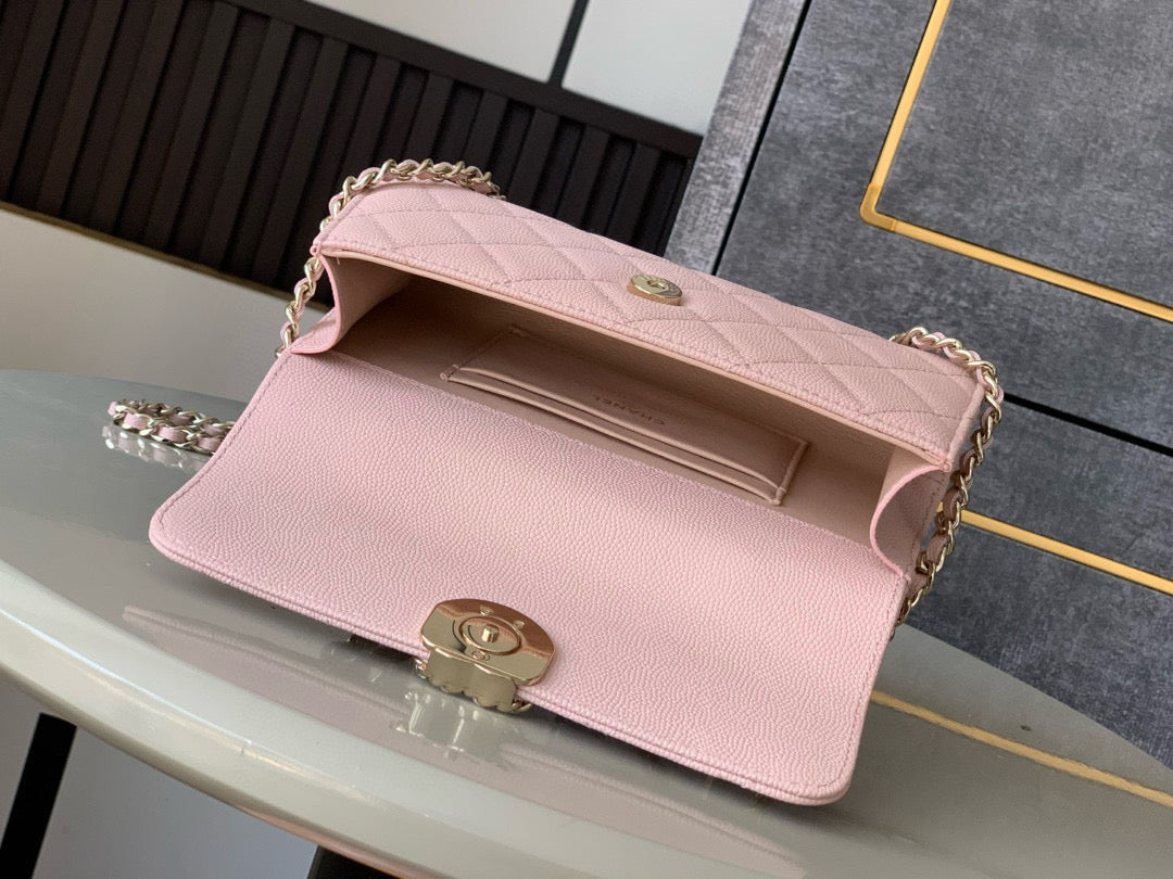 Chanel Flap Phone Holder With Chain