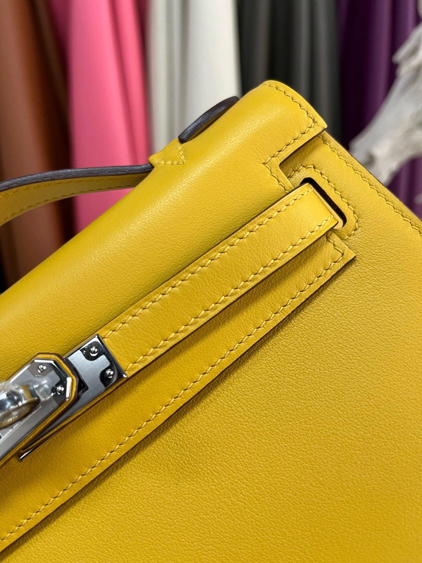 Hermes Kelly Pochette Swift