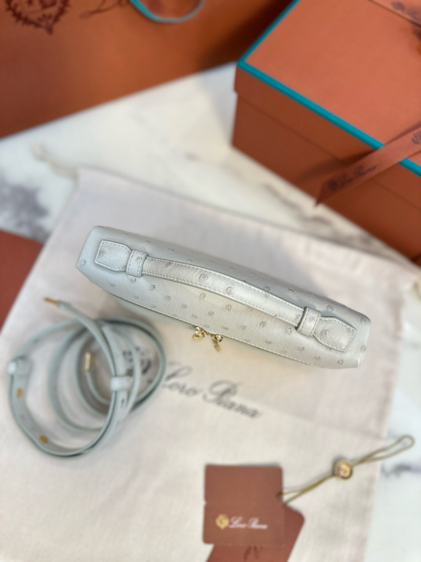 Loro Piana Extra Pocket L19 Ostrich