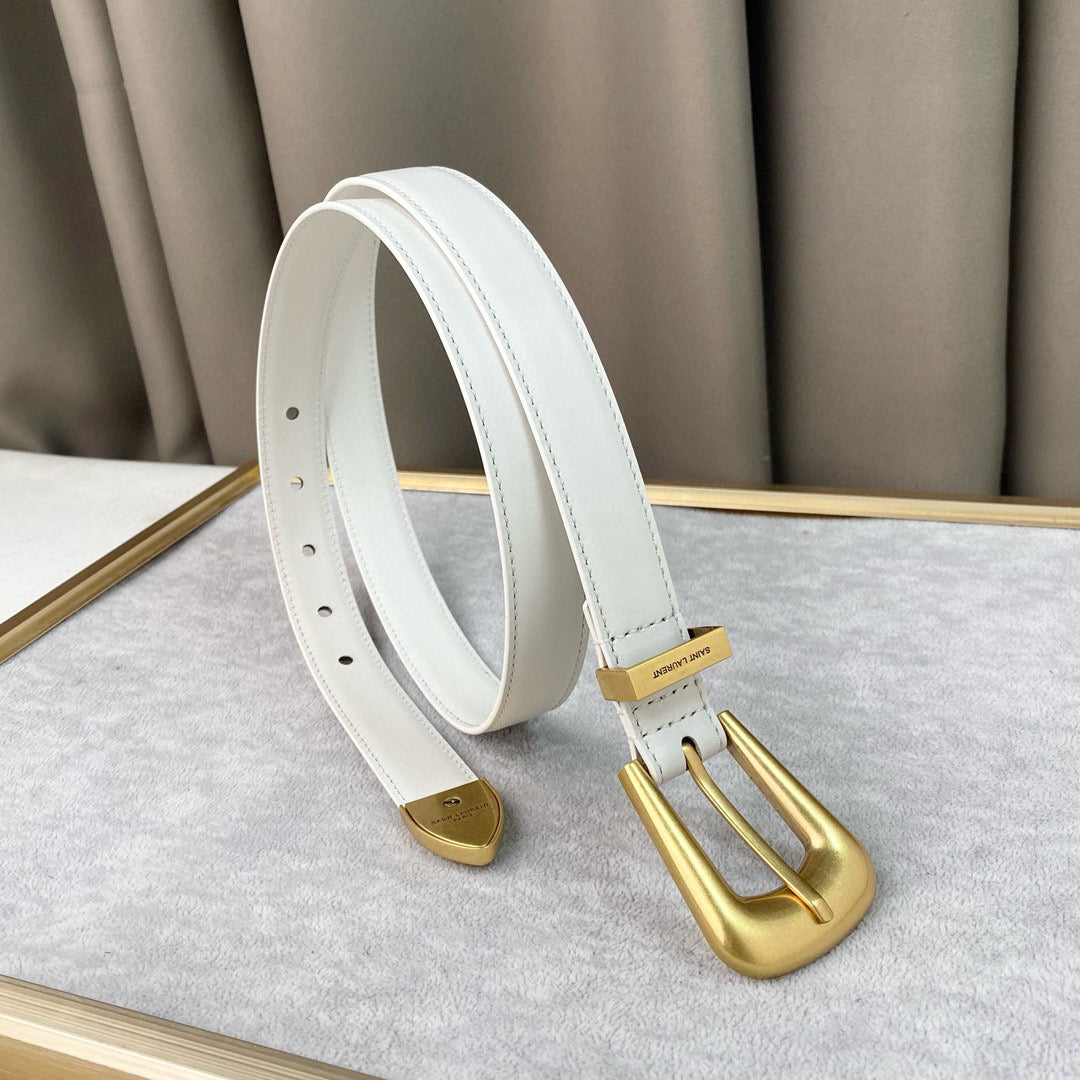 Yves Saint Laurent Folk Buckle Belt