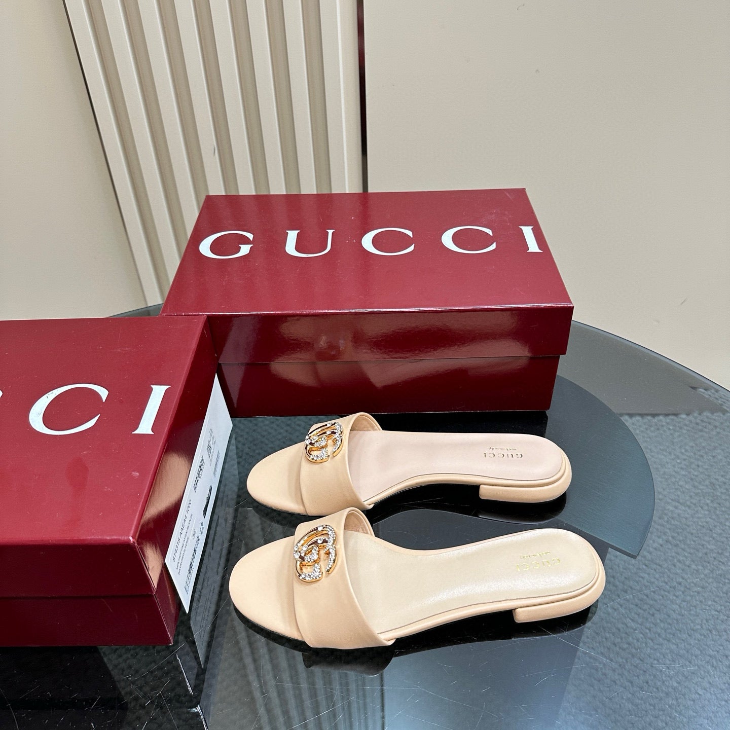 Gucci Gg Pearl Slipper
