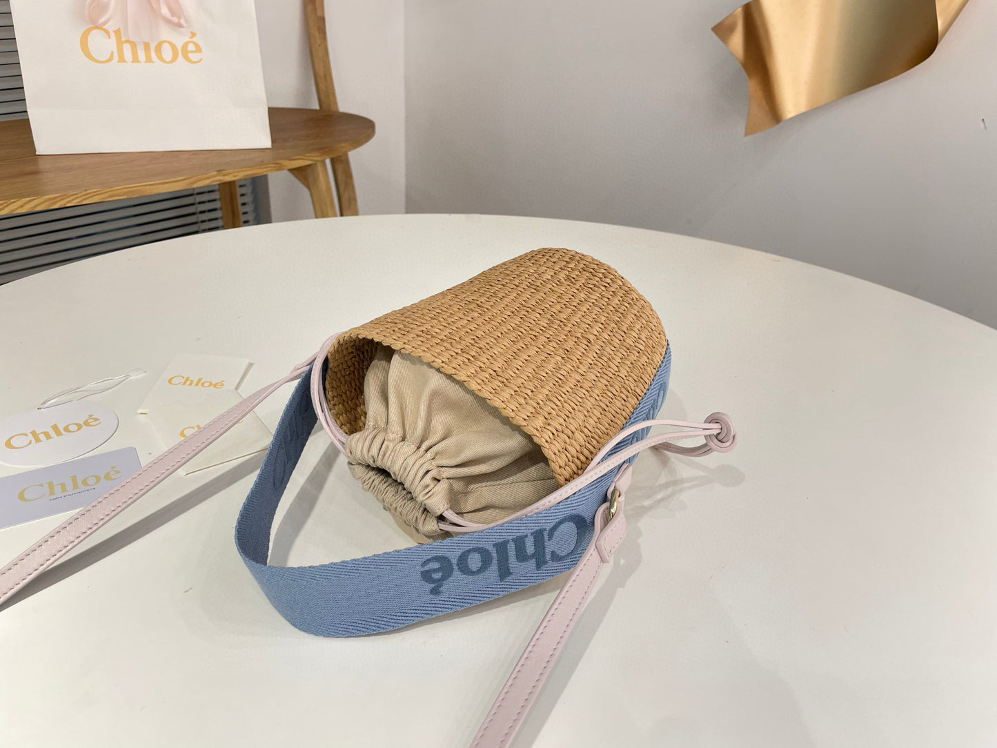 Chloe Small Woody Tote Bag