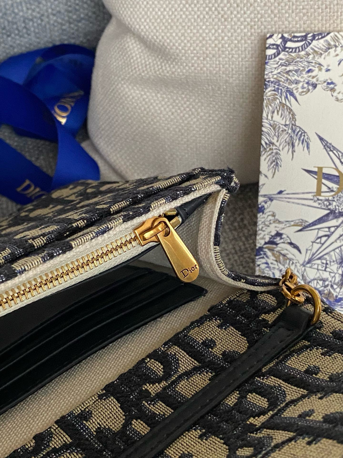 Christian Dior Medium Saddle Pouch With Chain