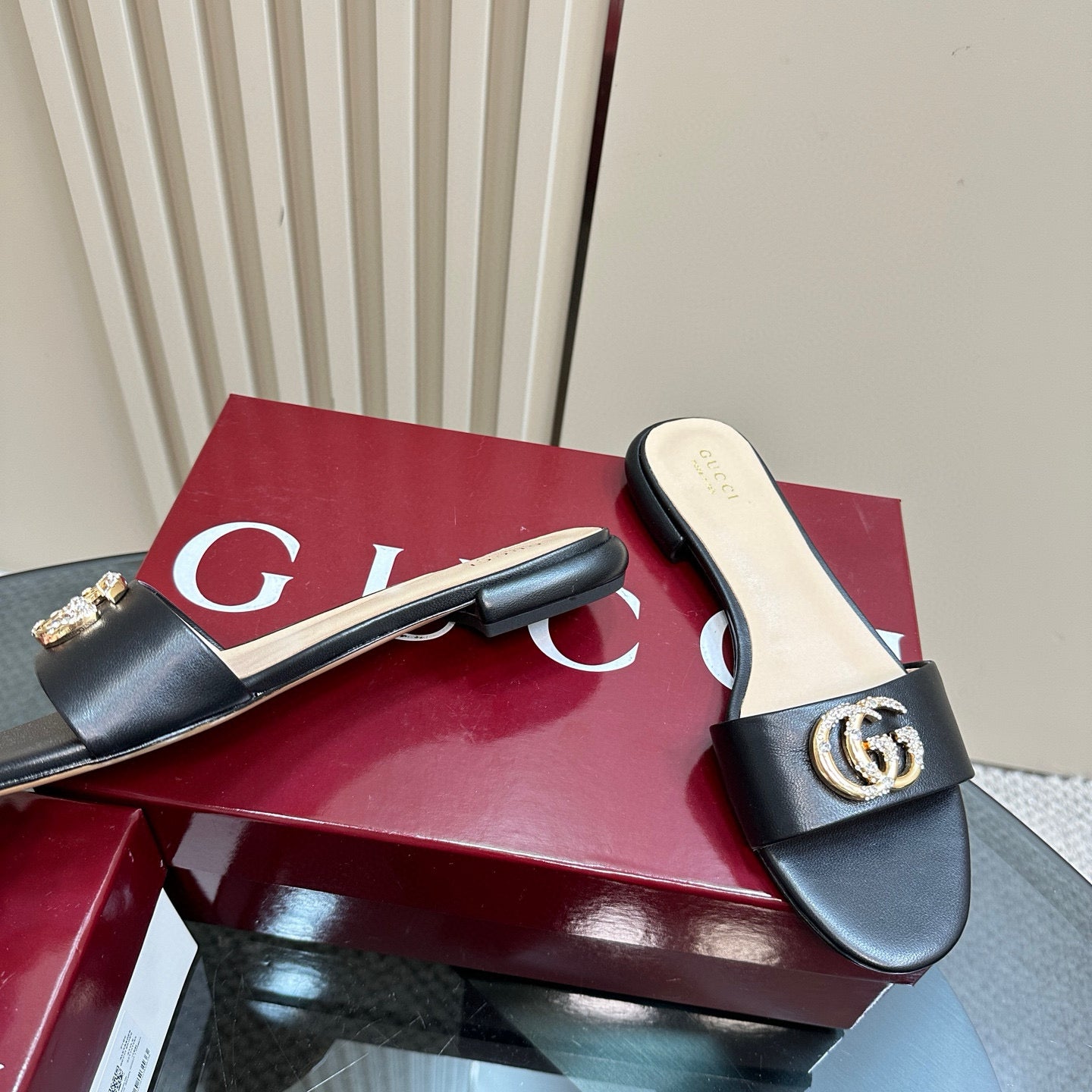 Gucci Gg Pearl Slipper