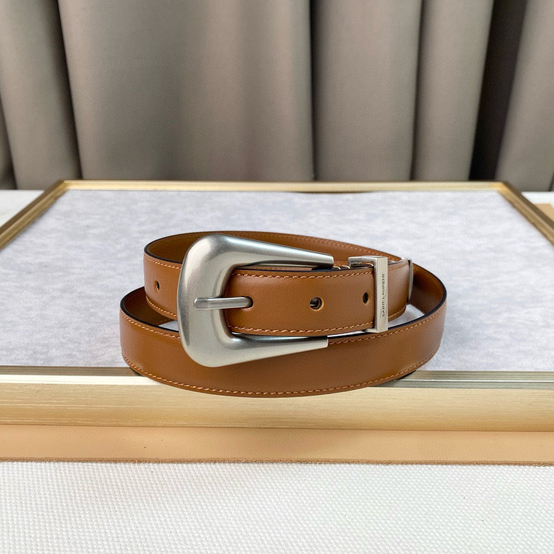 Yves Saint Laurent Folk Buckle Belt