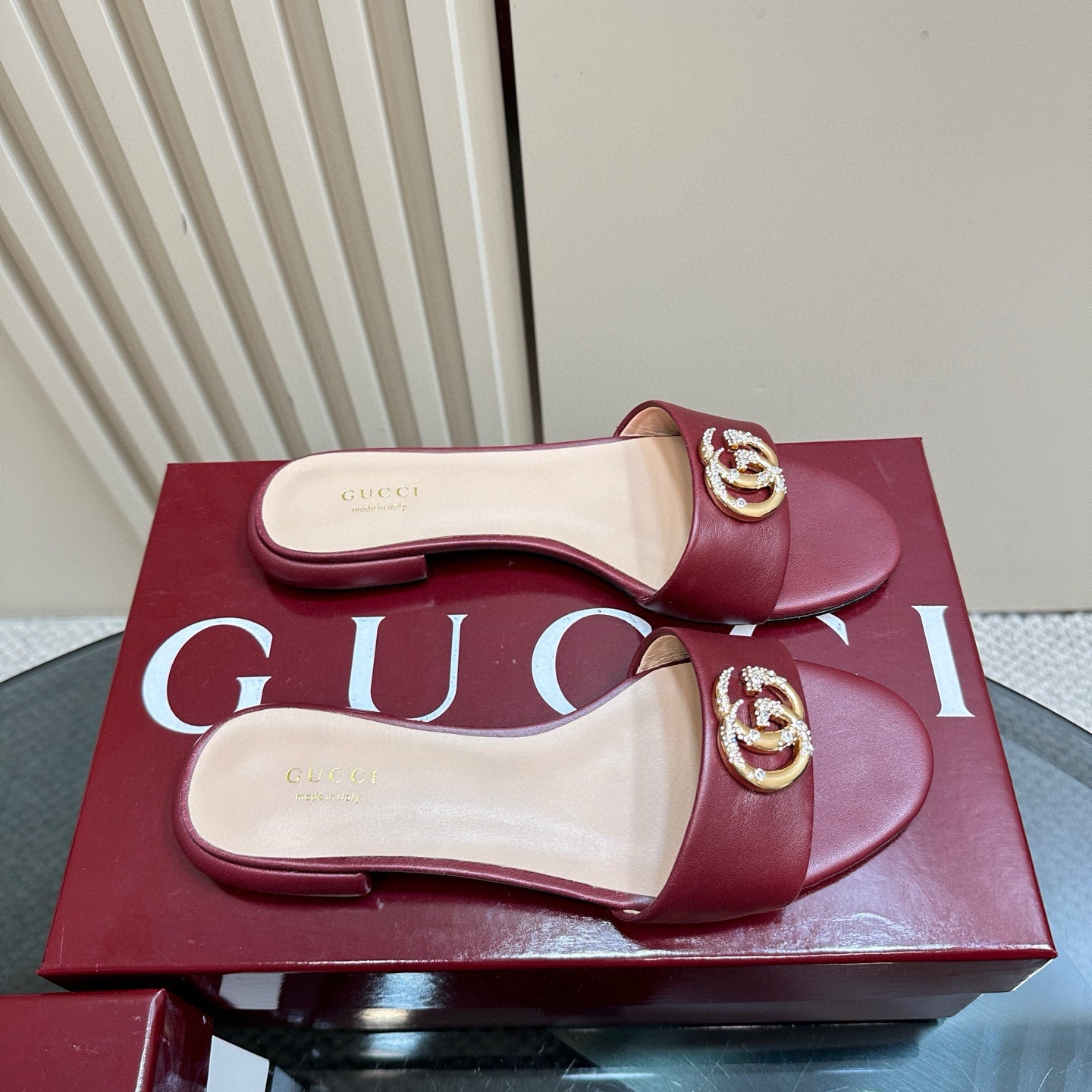 Gucci Gg Pearl Slipper